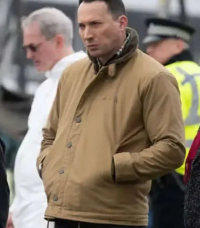 David Caves Silent Witness Brown Cotton Jacket