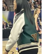 Dawn Staley Green and White 54 Letterman Jacket