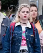 Derry Girls Erin Quinn Blue Trucker Denim Jacket