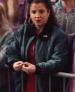 Derry Girls Michelle Mallon Black Fur Collar Jacket