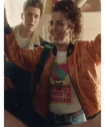 Derry Girls Michelle Mallon Orange Bomber Jacket