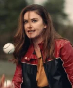 Derry Girls Ms De Brún Black and Red Leather Jacket