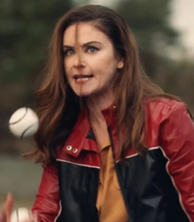 Derry Girls Ms De Brún Black and Red Leather Jacket