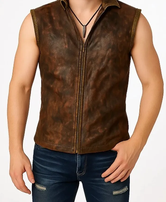 Descendants 2 Dylan Playfair Cosplay Leather Vest Descendants 2 Dylan Playfair Cosplay Leather Vest