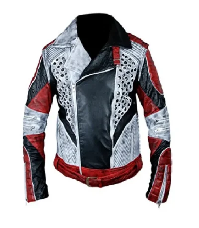 Descendants 3 Carlos Studded Cropped Leather Jacket