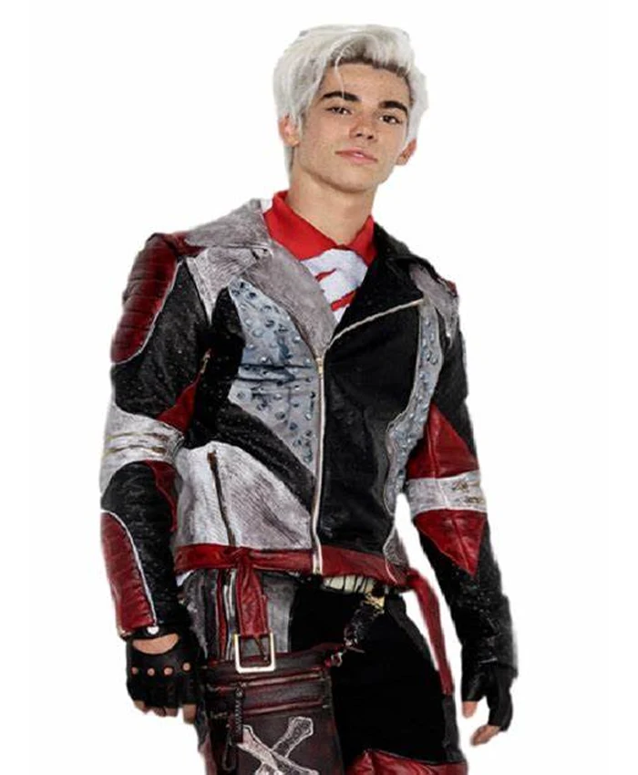 Descendants 3 Carlos Studded Cropped Leather Jacket Descendants 3 Carlos Studded Cropped Leather Jacket
