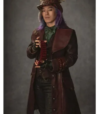 Descendants Wicked Wonderland Maddox Hatter Leather Coat