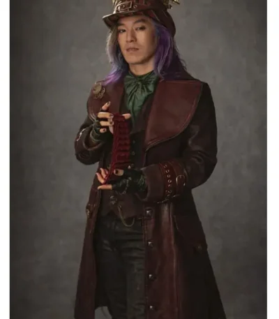 Descendants Wicked Wonderland Maddox Hatter Leather Coat