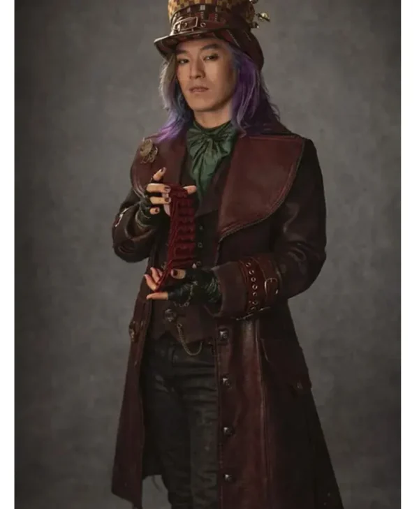 Descendants Wicked Wonderland Maddox Hatter Leather Coat
