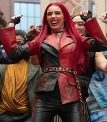 Descendants Wicked Wonderland Princess Red Leather Blazer