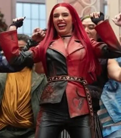 Descendants Wicked Wonderland Princess Red Leather Blazer