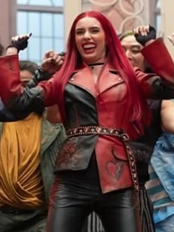 Descendants Wicked Wonderland Princess Red Leather Blazer