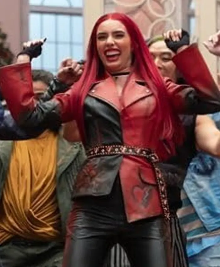 Descendants Wicked Wonderland Princess Red Leather Blazer Descendants Wicked Wonderland Princess Red Leather Blazer