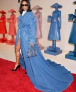 Devil Wears Prada 2 Premiere Ciara Denim Tail Coat