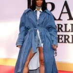 Devil Wears Prada 2 Premiere Ciara Denim Tail Coat