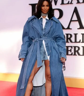 Devil Wears Prada 2 Premiere Ciara Denim Tail Coat
