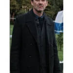 Dougray Scott The Crow Girl Black Wool Coat