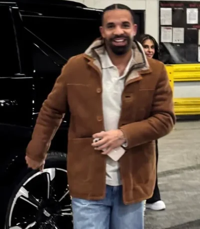 Drake Brown Suede Jacket