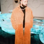 Drake Iceman Brown Suede Coat
