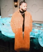 Drake Iceman Brown Suede Coat