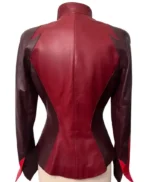 Dua Lipa Vintage Flame Leather Jacket