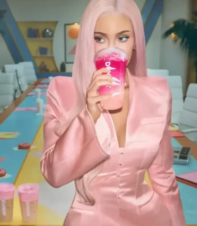 Dunkin Donuts Kylie Jenner Pink Blazer