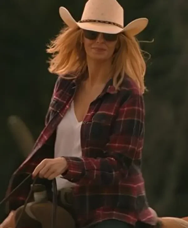 Dutton Ranch S01 Beth Dutton Plaid Jacket