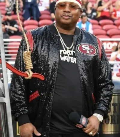 E-40 San Francisco 49ers Sequin Jacket