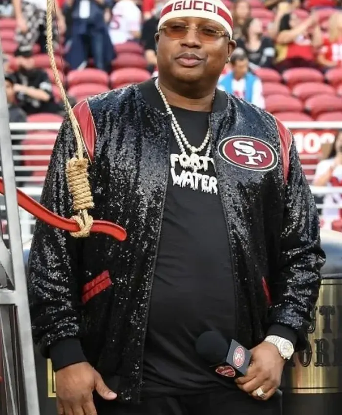 E-40 San Francisco 49ers Sequin Jacket E-40 San Francisco 49ers Sequin Jacket