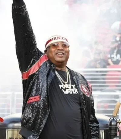 E-40 San Francisco 49ers Sequin Jacket