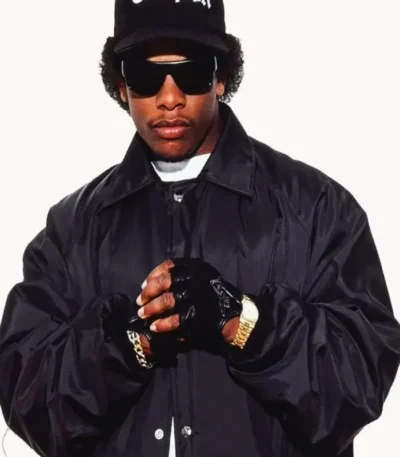 Eazy E Black Satin Jacket