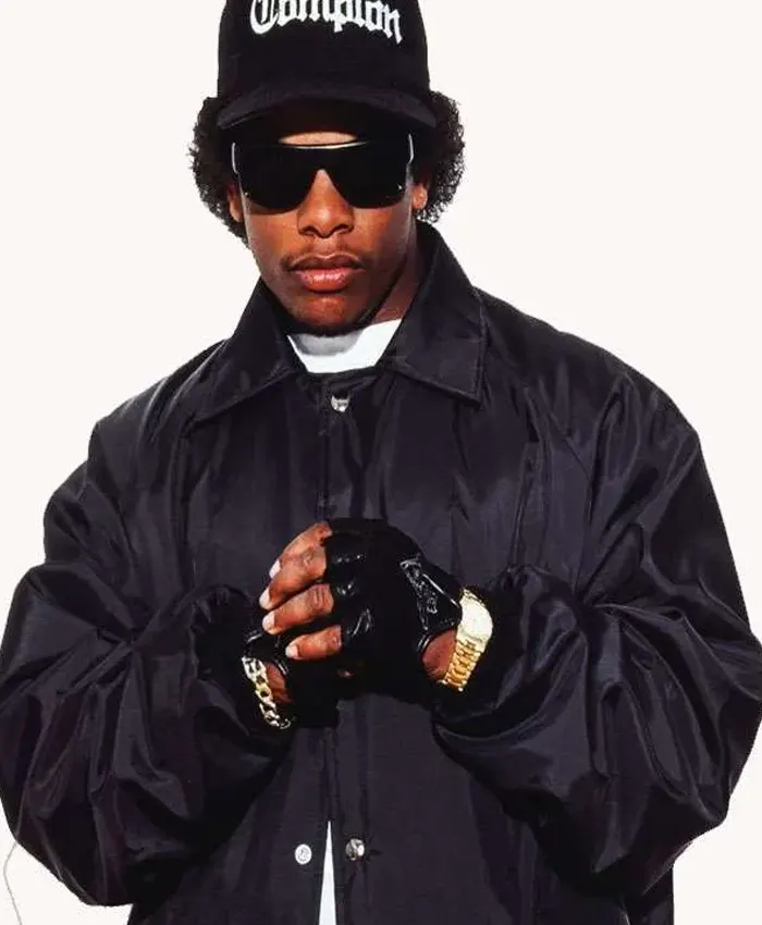 Eazy E Black Satin Jacket Eazy E Black Satin Jacket