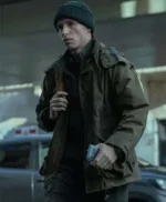 Eddie Redmayne 2024 Green Hooded Jacket