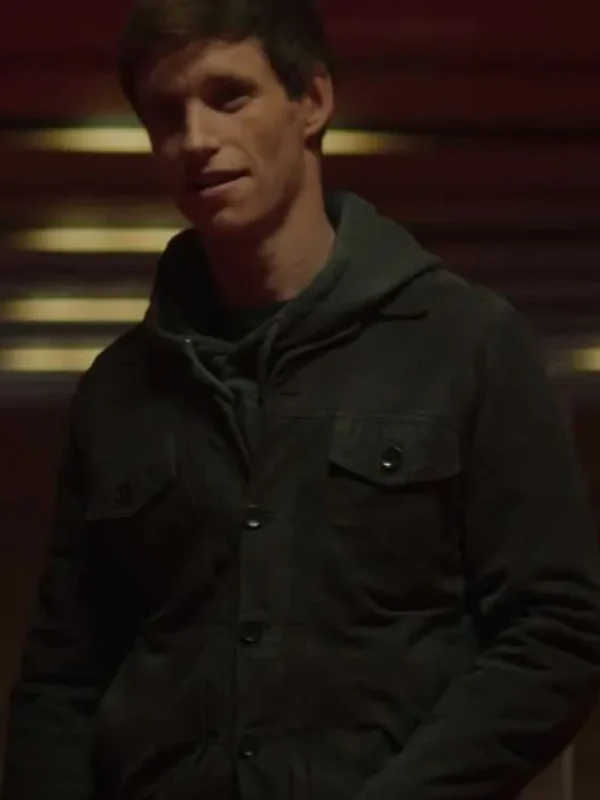Eddie Redmayne 2024 Suede Leather Jacket