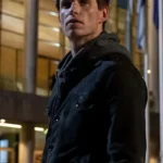 Eddie Redmayne 2024 Suede Leather Jacket