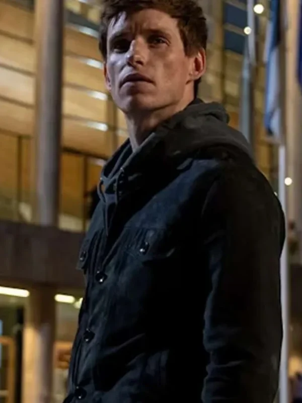 Eddie Redmayne 2024 Suede Leather Jacket