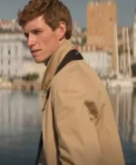 Eddie Redmayne The Day of the Jackal Beige Coat