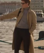 Eddie Redmayne The Day of the Jackal Beige Coat