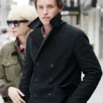 Eddie Redmayne The Day of the Jackal Black Peacoat