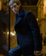 Eddie Redmayne The Day of the Jackal Black Peacoat