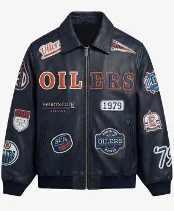 Edmonton Oilers The Legacy Emblem Jacket Edmonton Oilers The Legacy Emblem Jacket
