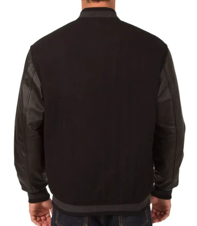 Edmonton Oilers Varsity Black Jacket