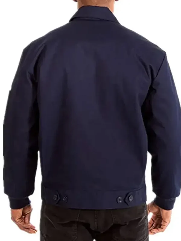 Edmonton Oilers Workwear Navy Cotton Jacket