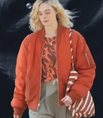 Elle Fanning Margo’s Got Money Troubles Bomber Jacket