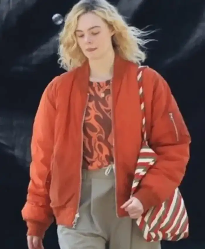 Elle Fanning Margo’s Got Money Troubles Bomber Jacket Elle Fanning Margo’s Got Money Troubles Bomber Jacket