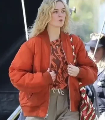 Elle Fanning Margo’s Got Money Troubles Bomber Jacket