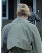 Margo’s Got Money Troubles Elle Fanning Sage Green Coat