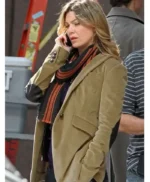 Ellen Pompeo Brown Blazer