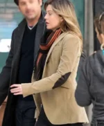 Ellen Pompeo Brown Blazer