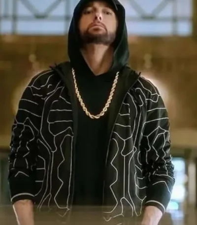 Eminem Houdini Black Hooded Jacket
